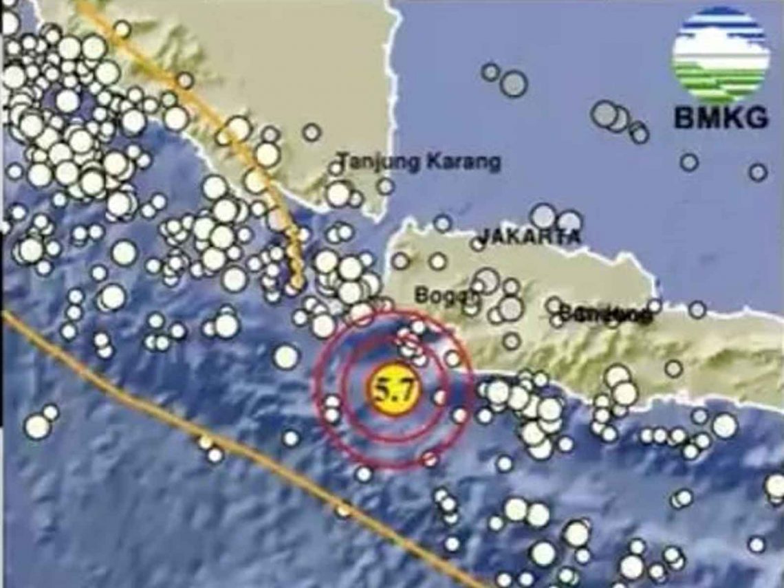 Gempa Bumi 5,7 Magnitudo Guncang Banten, Tidak Berpotensi Tsunami 1 Gempa