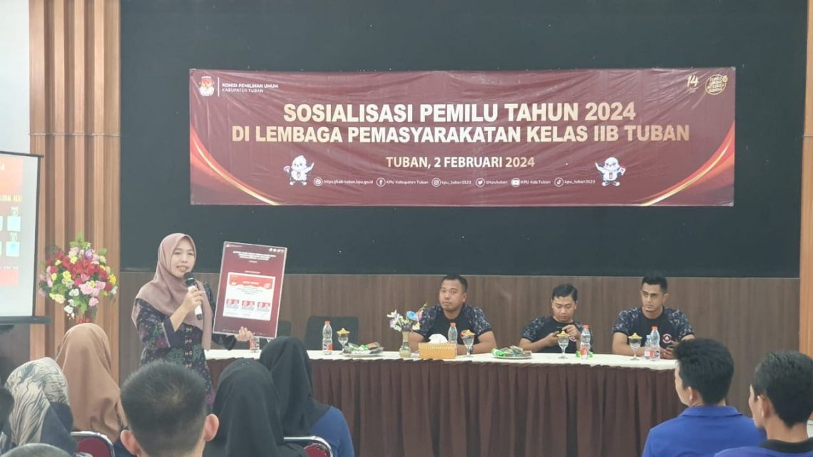 Soal Pemilu, Warga Lapas Tuban Pun Punya Hak Sama 1 KPUK Tuban