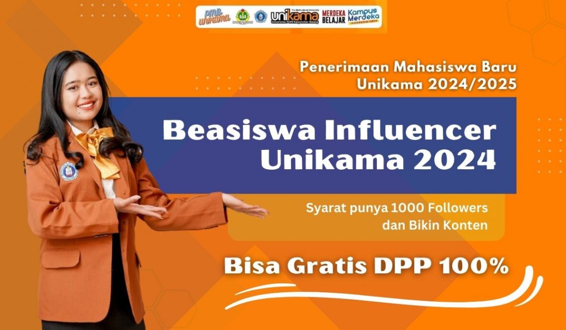 beasiswa influencer unikama