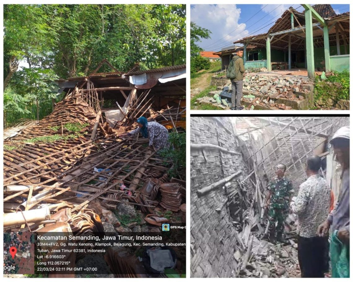 Gempa susulan.