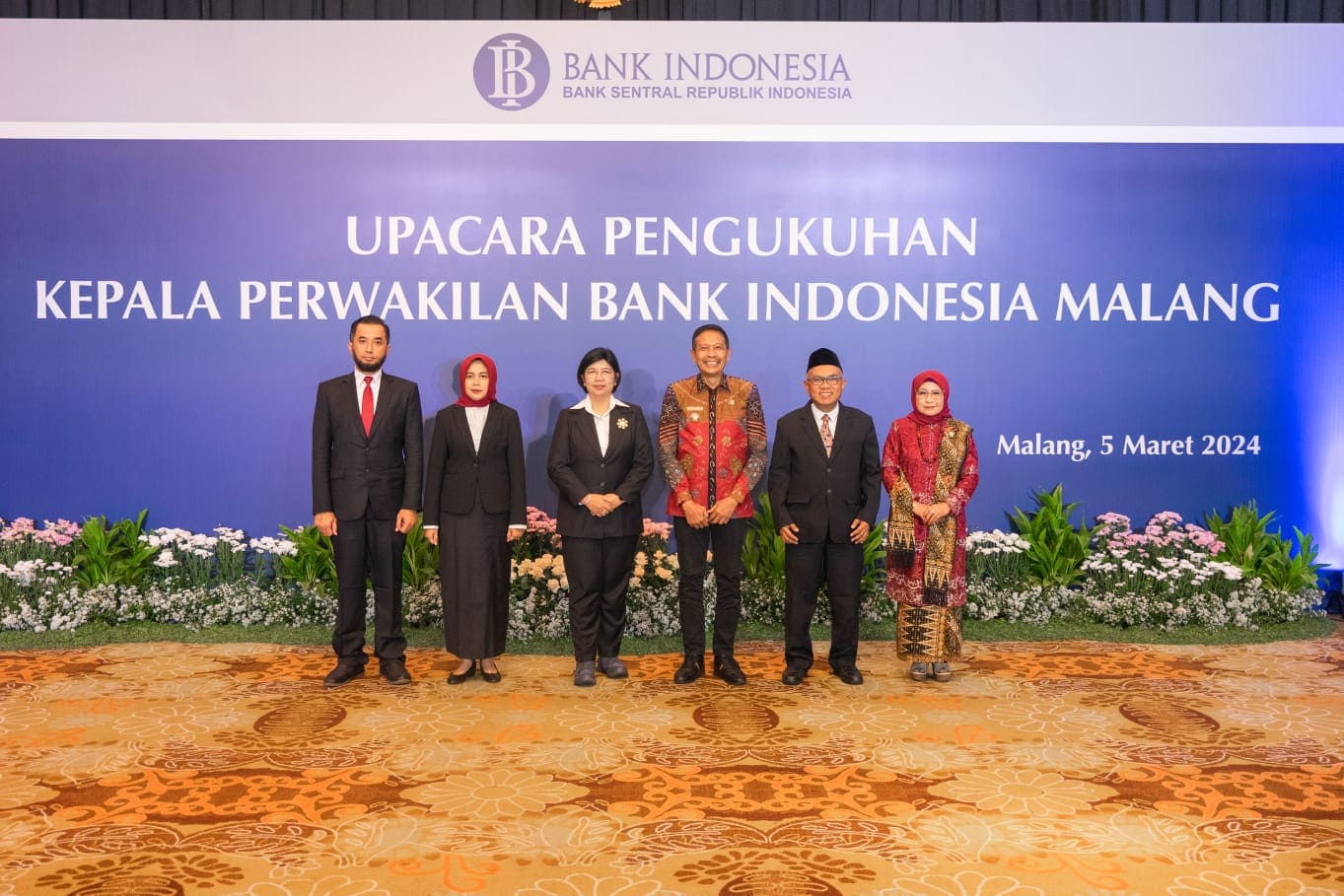 Deputi Gubernur Senior Bank Indonesia di Malang.
