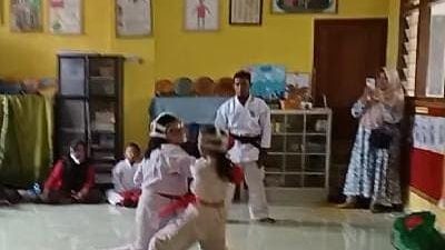 Atlet karate.