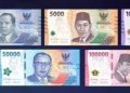 Penukaran uang baru.