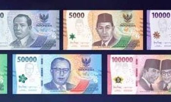 Penukaran uang baru.