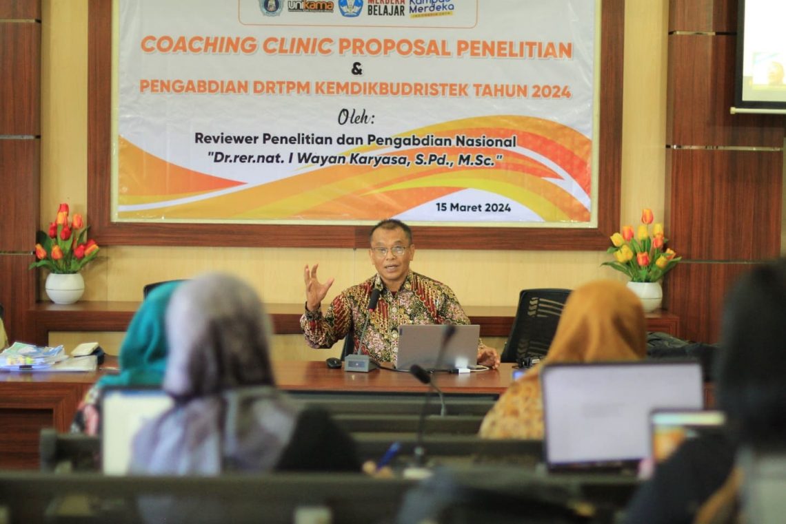 Peluang Ciptakan Terobosan Baru, Dosen Unikama Ikut Coaching Clinic Tingkatkan Kualitas Penelitian 1 Dosen Unikama.