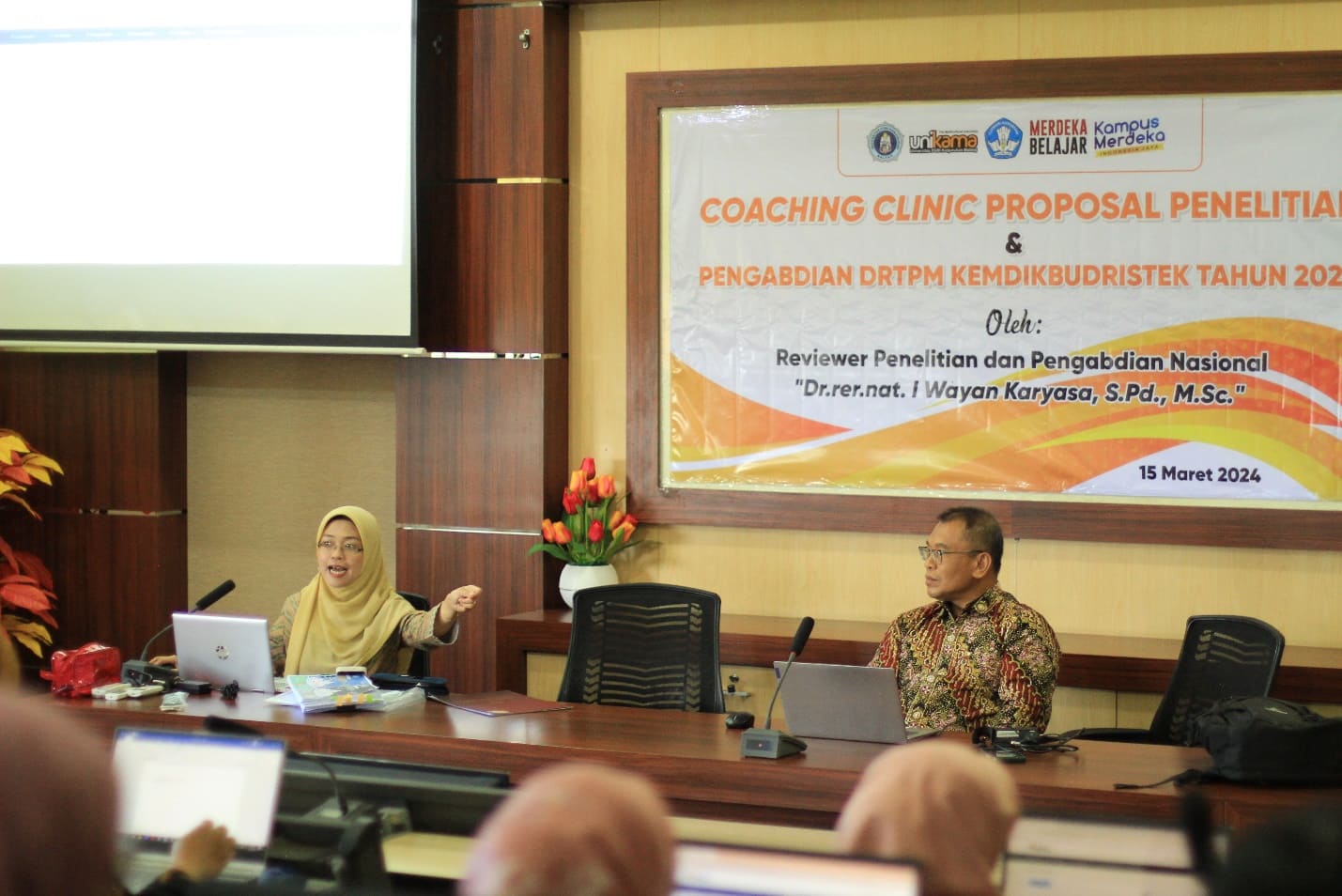 Peluang Ciptakan Terobosan Baru, Dosen Unikama Ikut Coaching Clinic Tingkatkan Kualitas Penelitian 2 Coaching Clinic dosen Unikama.