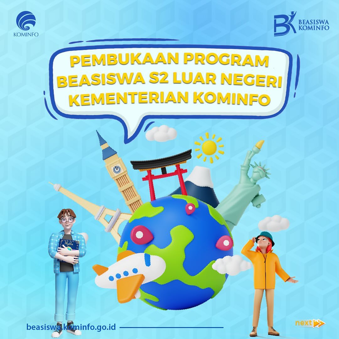 beasiswa s2 luar negeri kominfo 2024