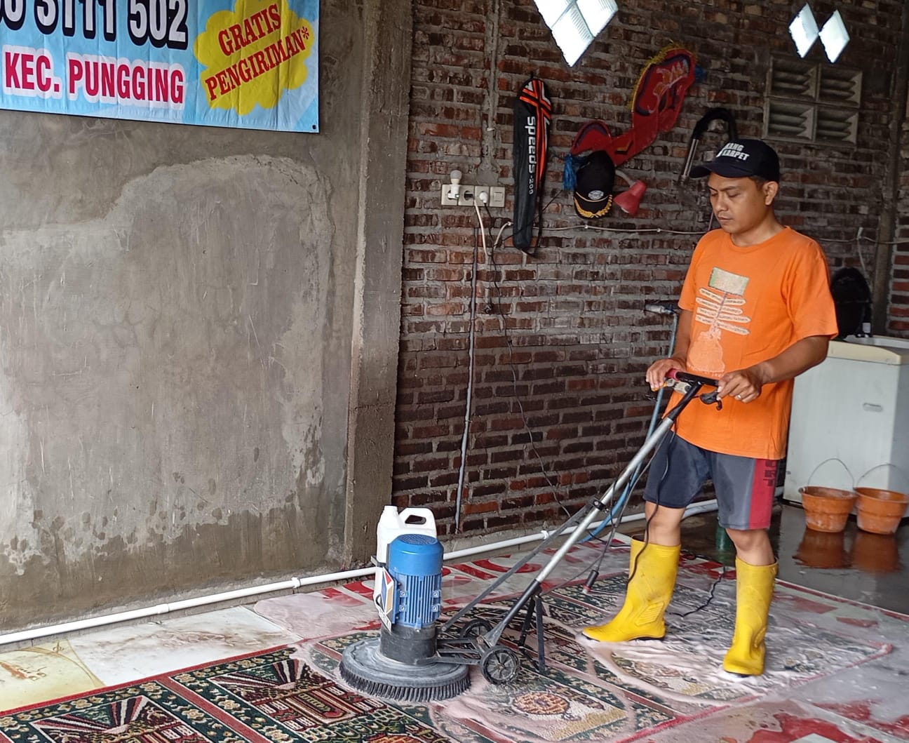 usaha cuci karpet di mojokerto