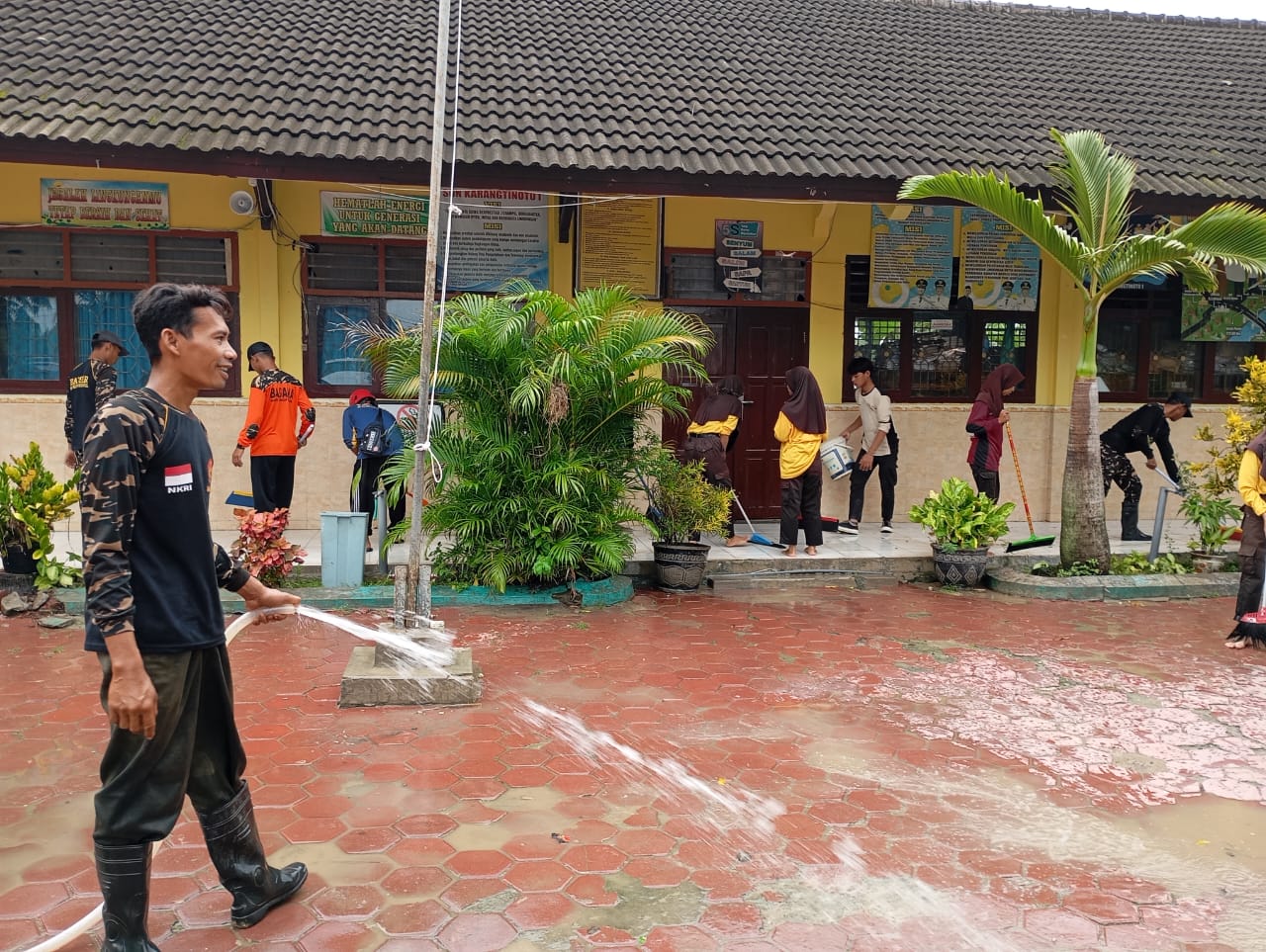 Banjir Sungai Bengawan Solo.
