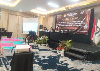 Rekapitulasi penghitungan suara.