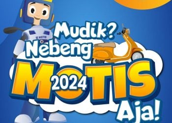 Mudik motor gratis.