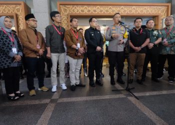 Kapolda Jatim di KPU