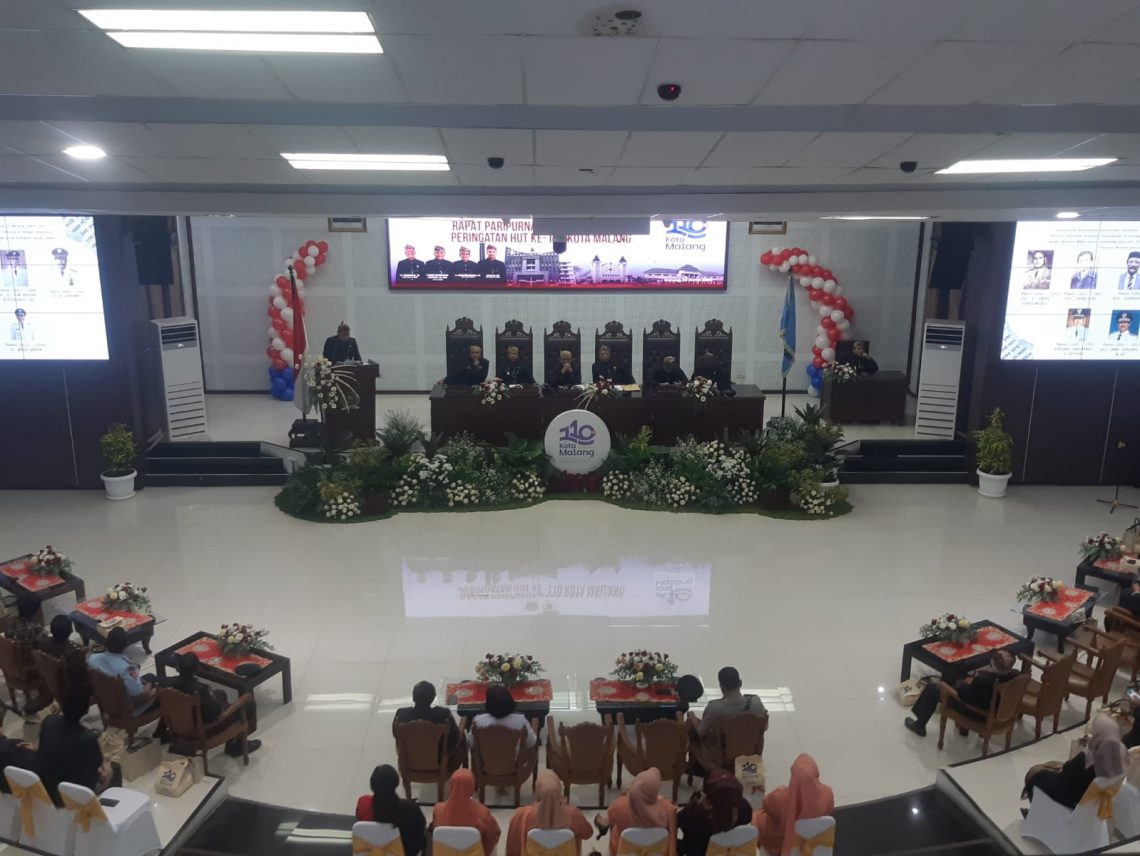 Ketua DPRD Sampaikan Harapan Besar di Rapat Paripurna Istimewa Peringatan HUT Kota Malang Ke-110 1 DPRD Kota Malang