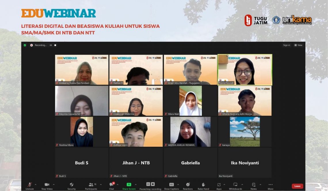 Eduwebinar Unikama x Tugujatim