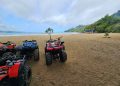 ATV di Pantai Gemah