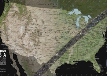 munculnya gerhana matahari total 8 april 2024
