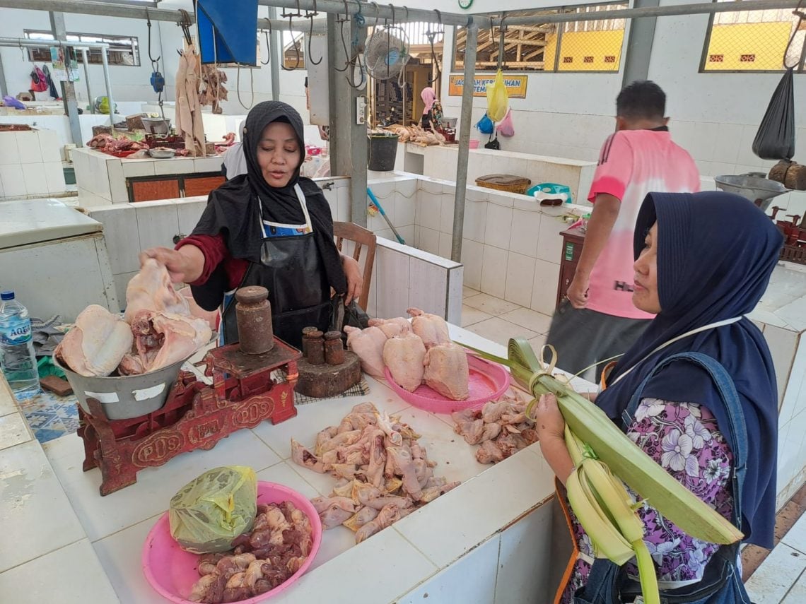Demi Opor Ayam Lebaran Ketupat, Harga Daging Ayam Mahal Berusaha Terbeli 5 Daging Ayam
