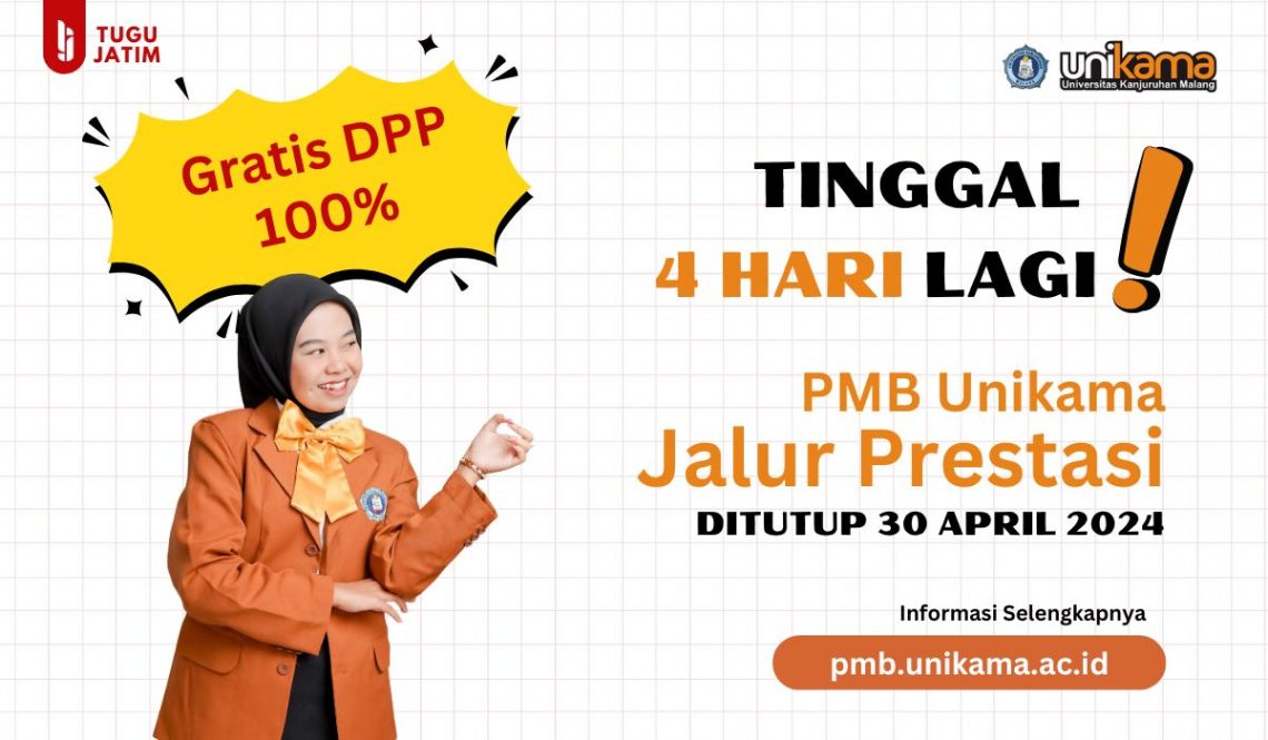 PMB Unikama Jalur Prestasi Tinggal 4 Hari Lagi