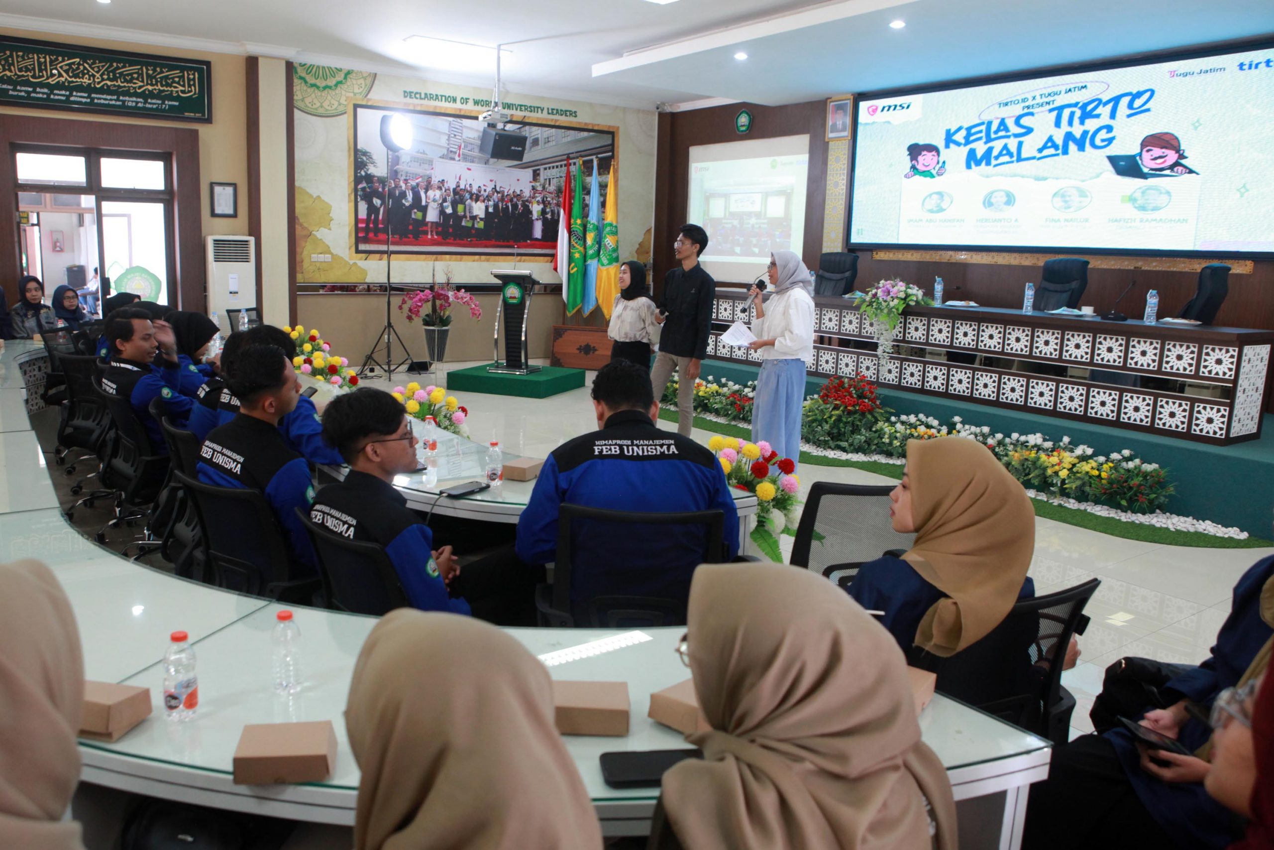 Dekan FEB Unisma Berharap Mahasiswa Aktif Menulis Usai Ikuti Kelas Tirto Malang yang Diselenggarakan Tugujatim.id X Tirto.id 3 kelas tirto