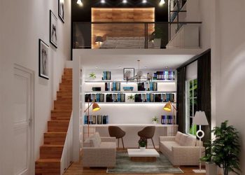 Desain tangga rumah sempit.