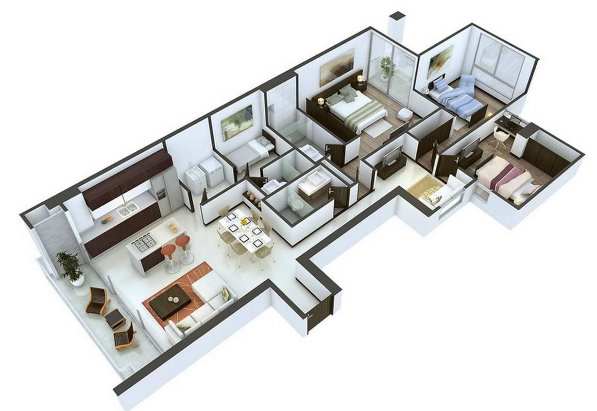 Inspirasi 5 Desain Rumah 6x10 Memanjang Tipe Minimalis Modern: Cocok Banget Jadi Hunian Kaum Milenial! 5 Desain rumah 6x10 memanjang 2024.