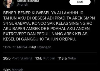 Perempuan di Surabaya Viral Diteror Teman SMP selama 10 Tahun, Pelaku Kini Diperiksa Polda Jatim 6 Perempuan di Surabaya.