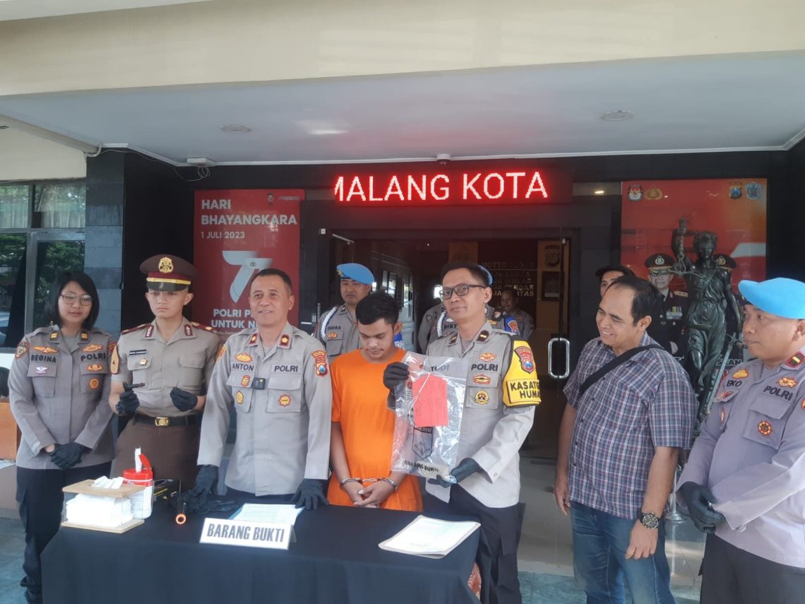 Salah Sasaran, Maling Pasuruan Gondol Motor Anggota Polisi Lowokwaru Malang: 1 Buron, Penadah Kabur 1 Maling Pasuruan.
