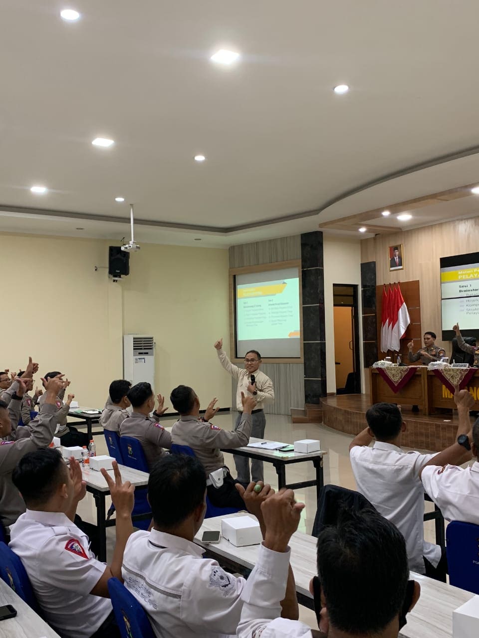 Pelatihan Satlantas Polres Malang.