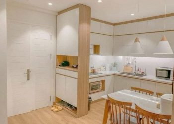 Dekorasi dapur minimalis.