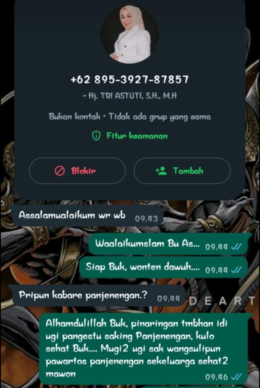 Tiga Anggota Dewan Tuban Diduga Korban Kasus Pencatutan Identitas oleh Penipu, Nama Dipakai Kegiatan Ilegal 1 Anggota Dewan Tuban.