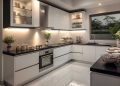 Dapur minimalis modern ukuran kecil tapi cantik.