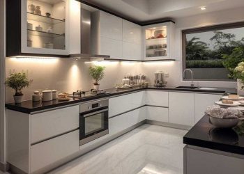 Desain Menggoda! 6 Dapur Minimalis Modern Ukuran Kecil tapi Cantik dan Hangat ala Skandinavia hingga Bohemian 9 Dapur minimalis modern ukuran kecil tapi cantik.