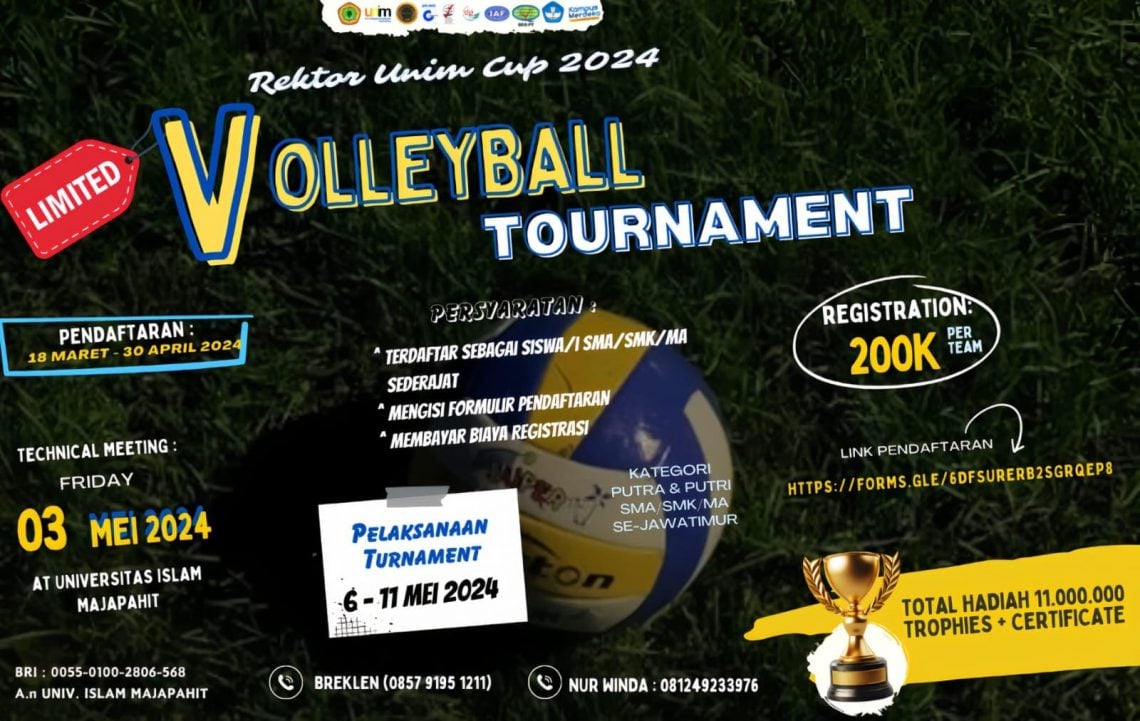 Rektor Unim Mojokerto Cup.