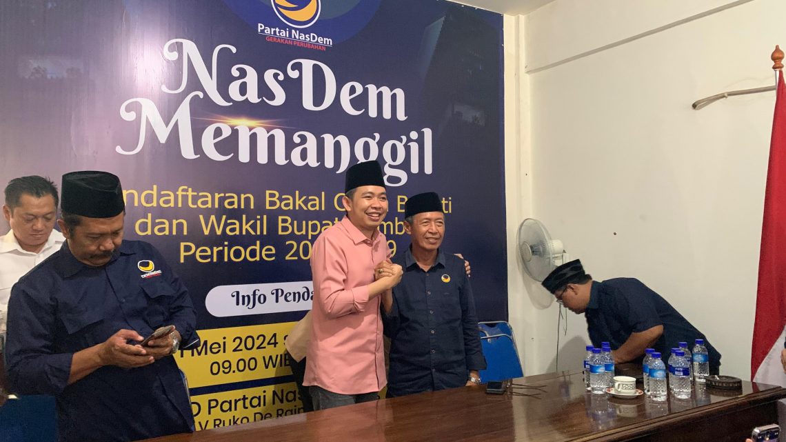 Rangkul Semua Parpol, Gus Fawait Datangi Partai Nasdem Berburu Rekomendasi Cabup Jember di Pilkada 2024 1 Partai Nasdem.