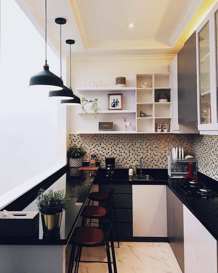 Vibes Ruangan Luas, 5 Model Dapur Sederhana untuk Pasangan Muda Modern Menarik Perhatian Tamu 3 Model dapur sederhana 2024.