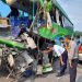 Bus Rombongan SMP PGRI 1 Wonosari Malang Kecelakaan Saat Perjalanan Pulang 9 Bus Celaka