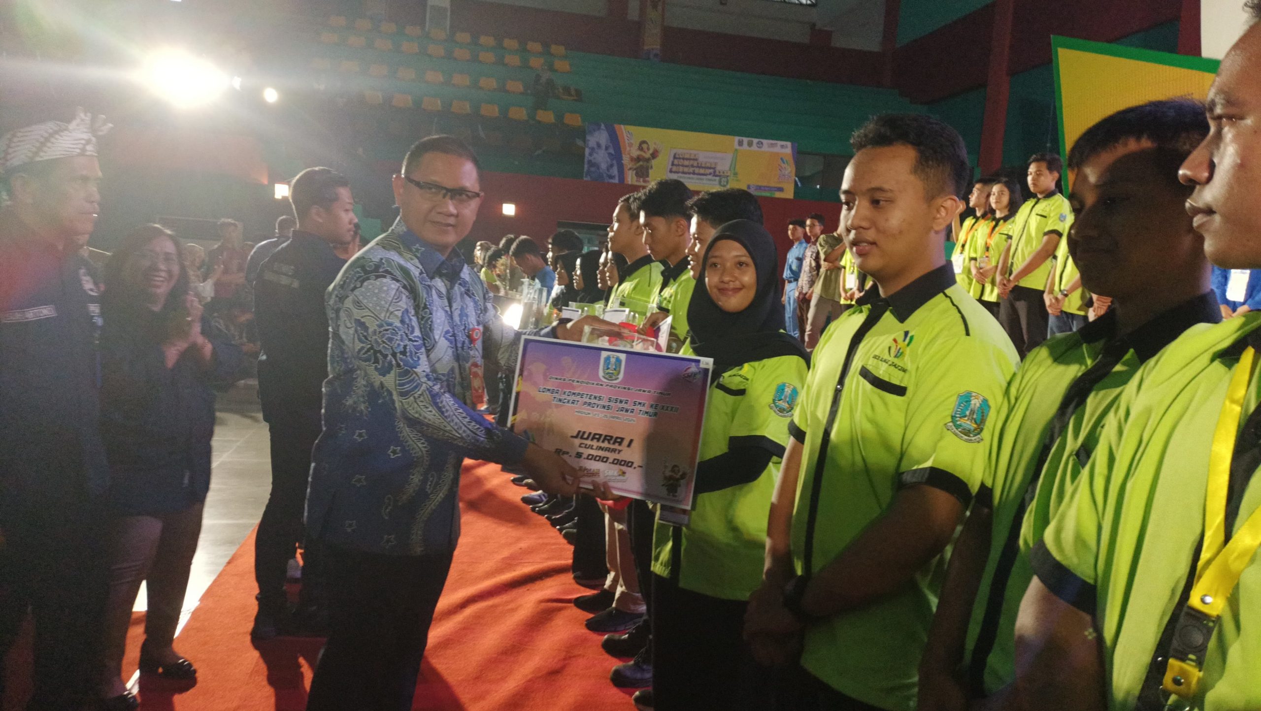 SMKN 1 Turen juara 1 LKS Jatim.