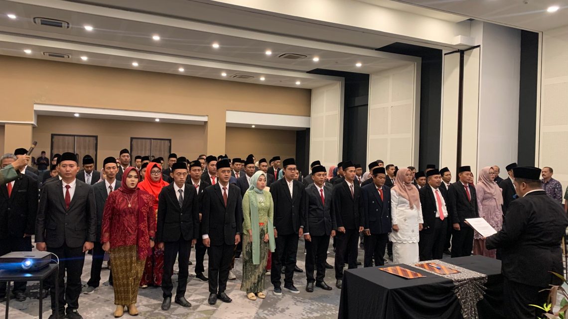 98 Panwascam Dilantik Jelang Pemilu 2024, Ketua Bawaslu Jember: Esok Langsung Kerja 1 Panwascam.