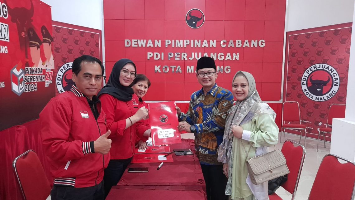 PDI Perjuangan Partai Politik Paling Diminati Para Tokoh di Pilkada Kota Malang 2024 1 PDIP