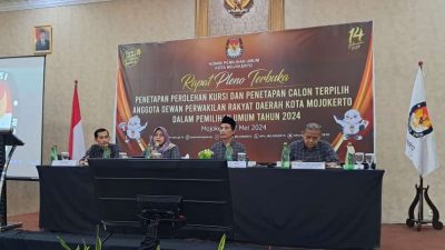 Pleno KPU Kota Mojokerto