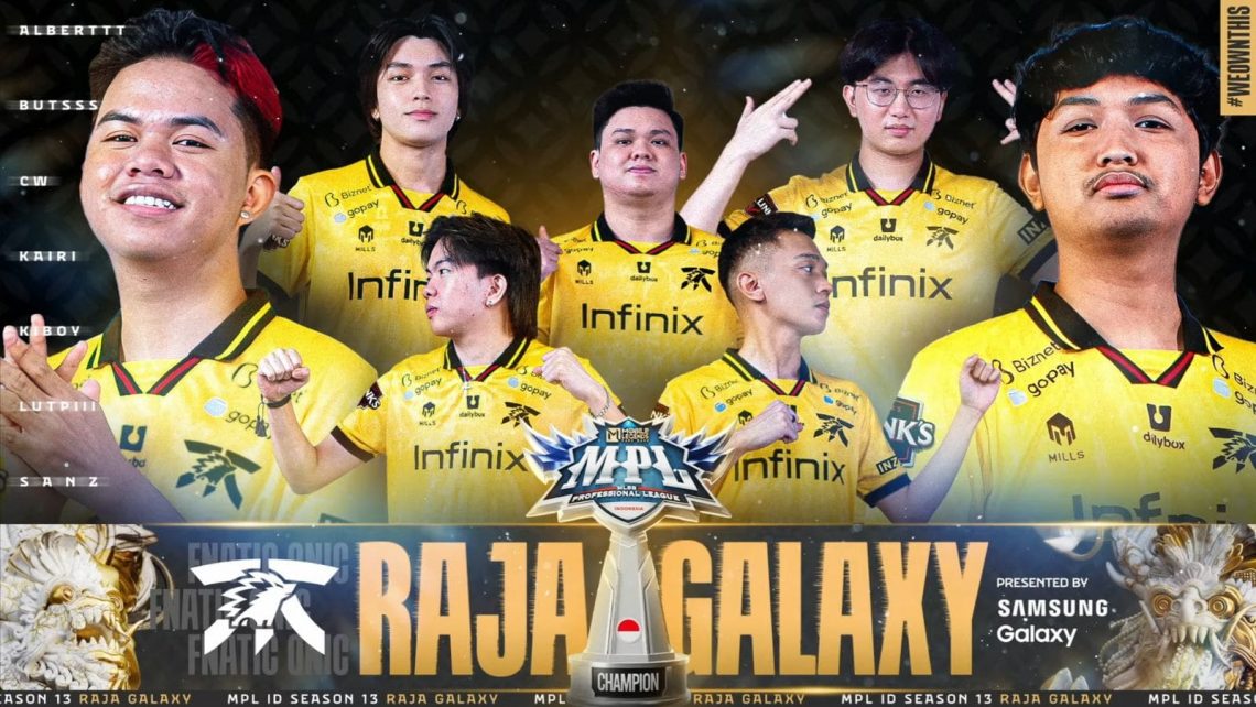 Fnatic Onic Esports Juara MPL S13, Empat Kali Berturut-turut sejak Season 10 1 Fnatic Onic.