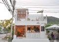 Desain warung kecil depan rumah.