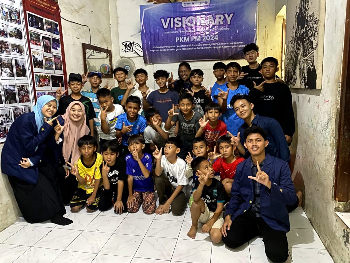 Program Unik Tim PKM-PM Visionary IPB, Tingkatkan Potensi Keterampilan Anak Jalanan Jadi SDM Unggul 5 Tim PKM-PM Visionary IPB