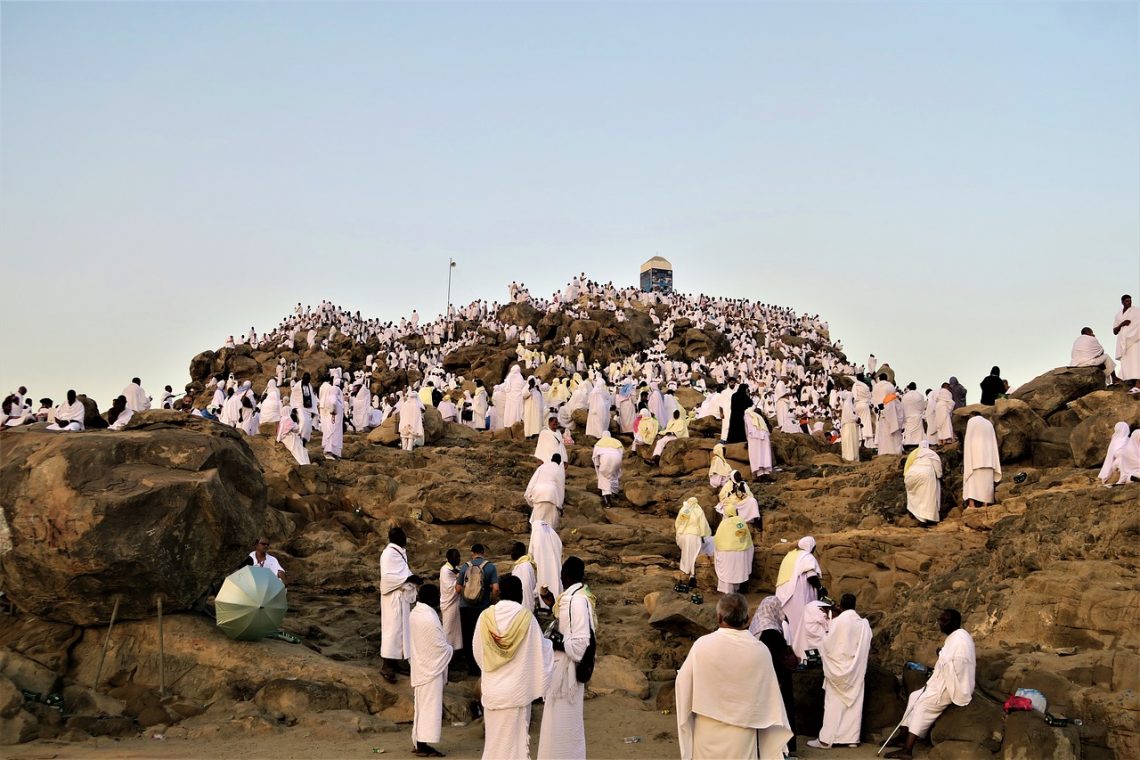 Ini Jadwal Jemaah Haji asal Mojokerto Kloter 65 dan 66 Tiba di Tanah Air 1 Saat jemaah haji melaksanakan wukuf di bukit Arafah sebaga puncak ibadah haji. Sumber Pixabay