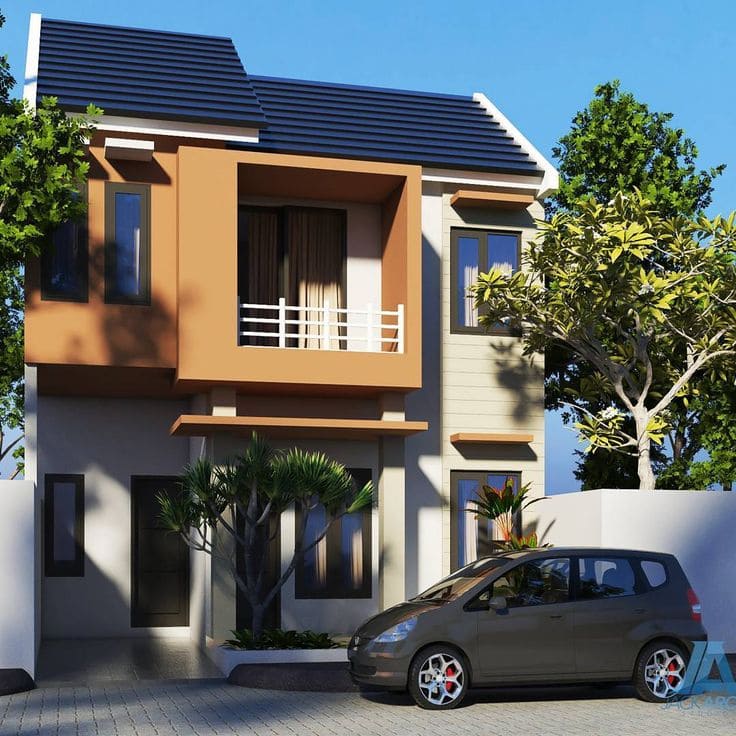 5 Inspirasi Desain Rumah 2 Lantai Sederhana dan Biaya Murah: Mulai 100 Jutaan Jadi Impian Keluarga Kekinian 4 Desain rumah 2 lantai sederhana dan biaya terbaik 2024.