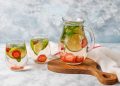 Infused water.