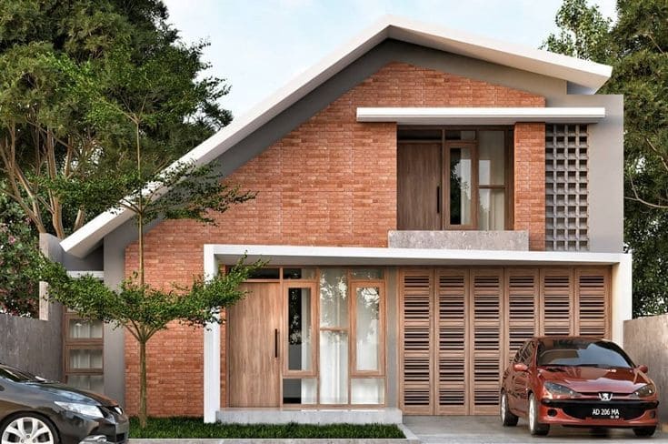 5 Inspirasi Desain Rumah 2 Lantai Sederhana dan Biaya Murah: Mulai 100 Jutaan Jadi Impian Keluarga Kekinian 1 Desain rumah 2 lantai sederhana dan biaya.