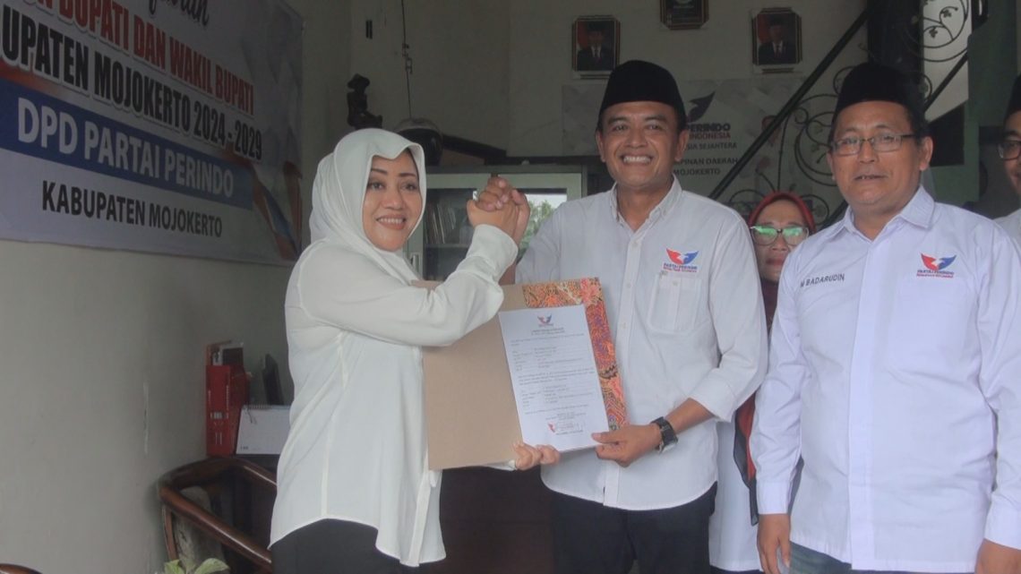 Bupati Petahana Mojokerto Ikfina Fahmawati Berburu Rekom ke Partai Perindo 1 Bupati Ikfina3
