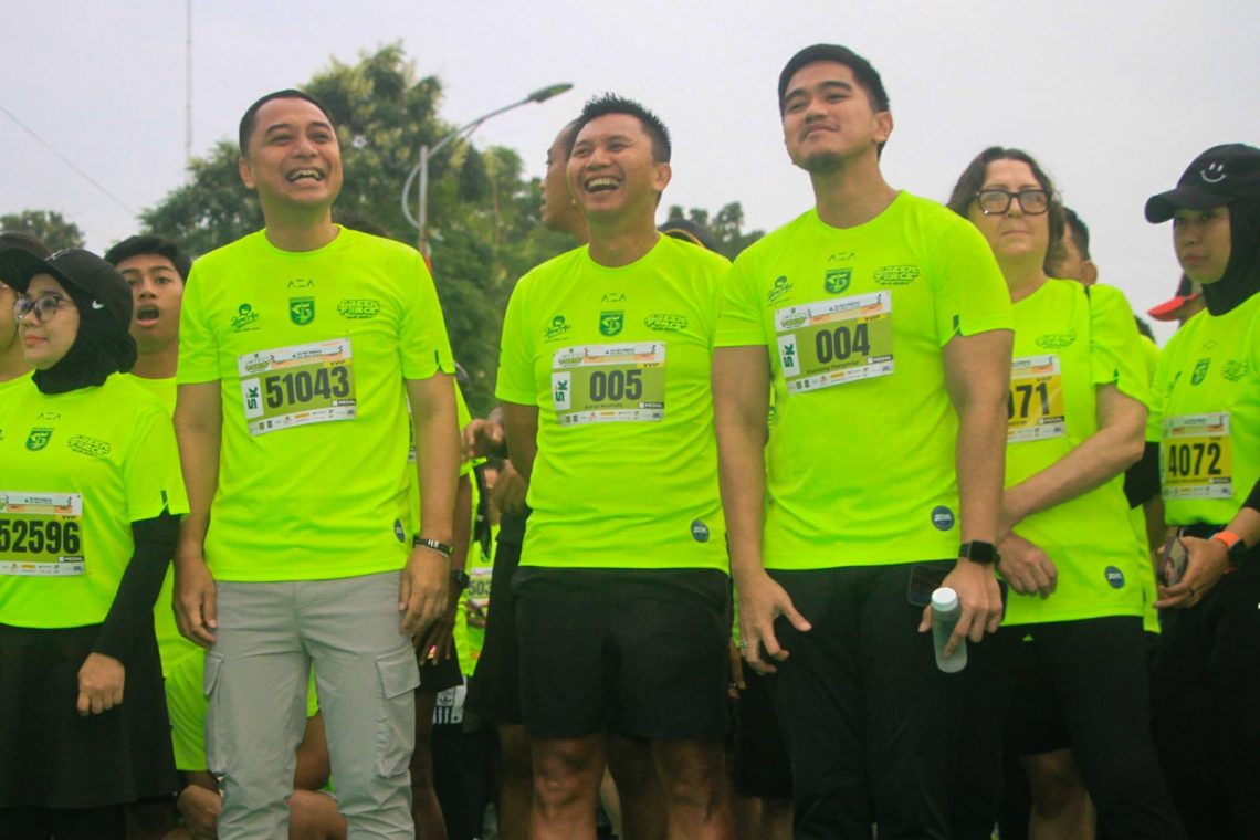 Kaesang Pangarep dan Eri Cahyadi Ikuti Green Force Run 2024 di Surabaya 1 Kaesang Pangarep