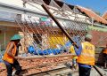Kerugian Atap Pasar Sore Tuban Runtuh Ditaksir Ratusan Juta Rupiah